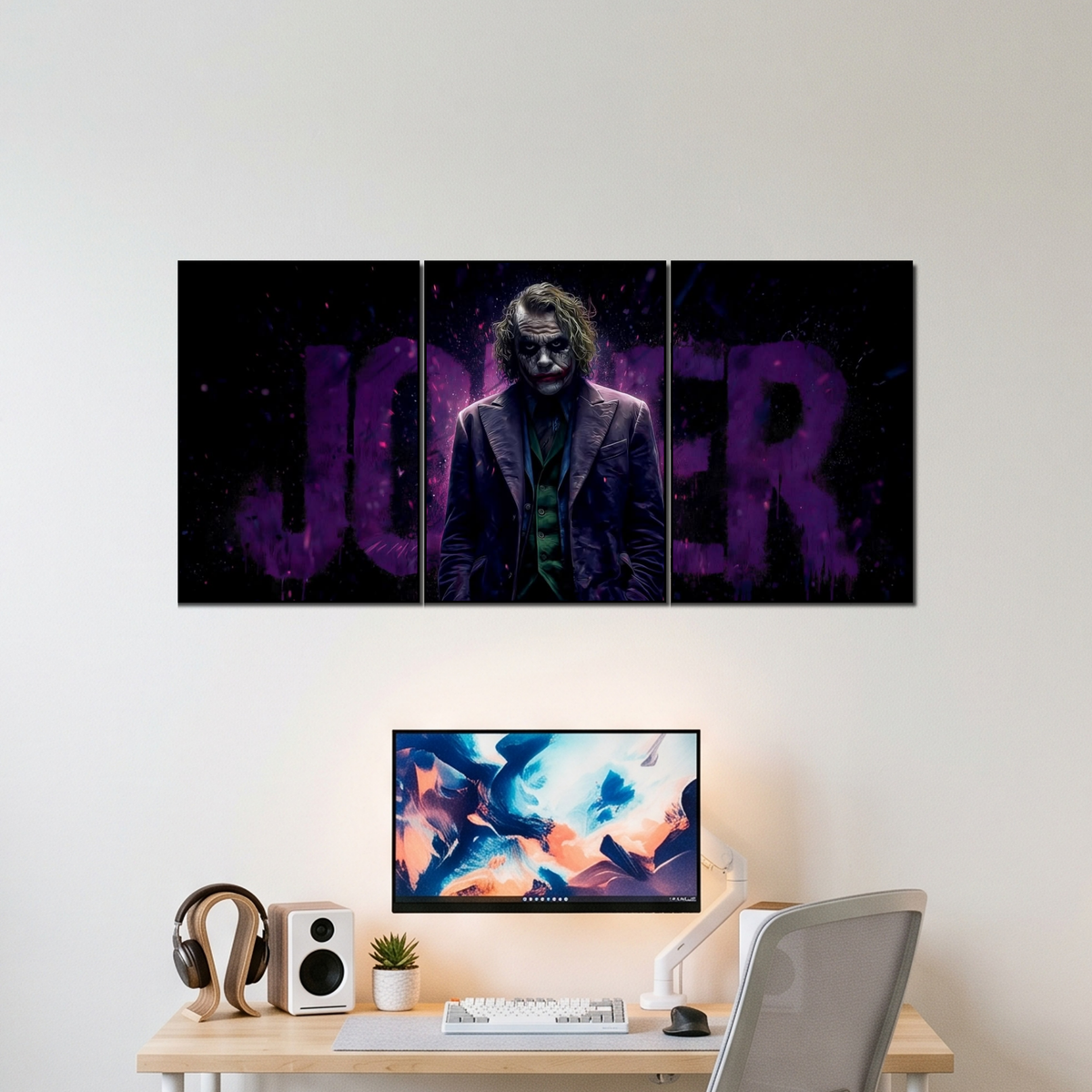 JOKER 3 split poster wall display