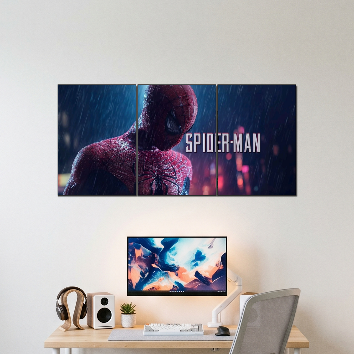 SPIDER-MAN 3 split poster wall display