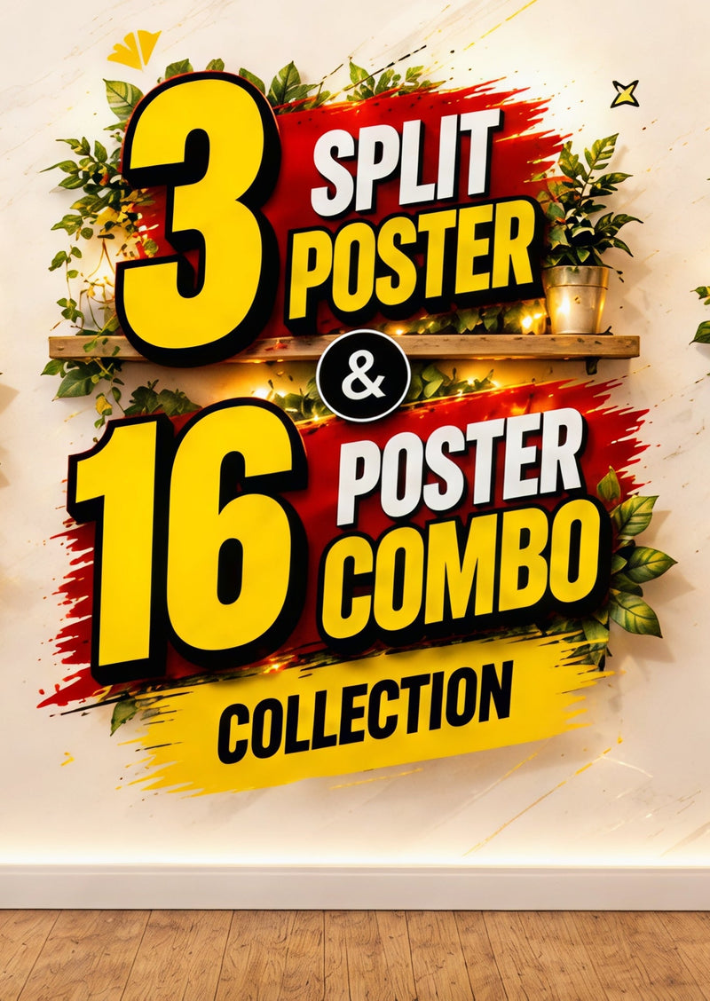 3 SPLIT & 16 COMBO POSTER