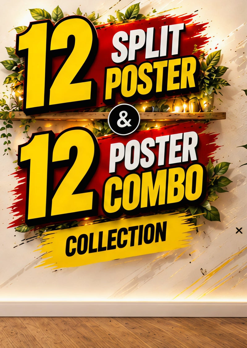 12 SPLIT & 12 COMBO POSTER COLLECTION