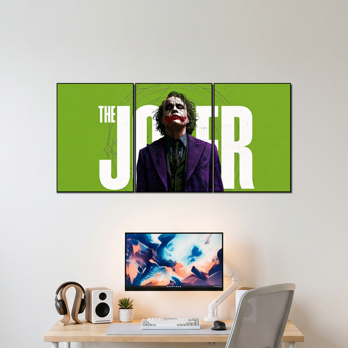 JOKER 3 split poster wall display