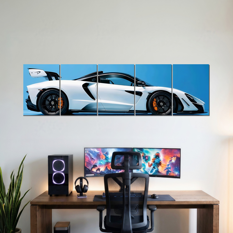 MCLAREN five-panel split poster wall display