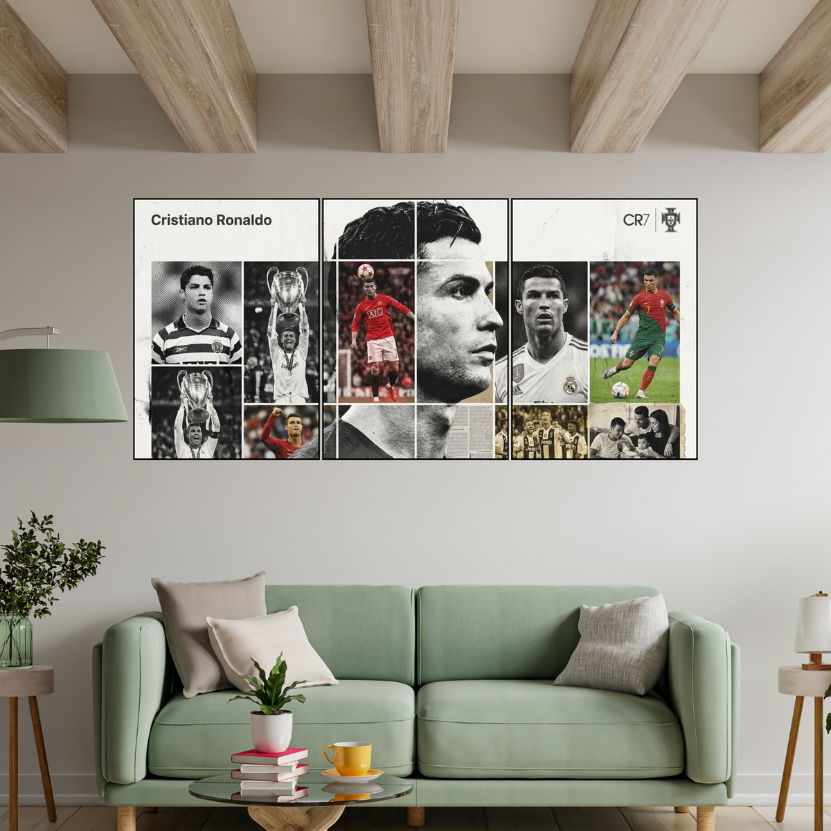 RONALDO 3 SPLIT POSTER 06