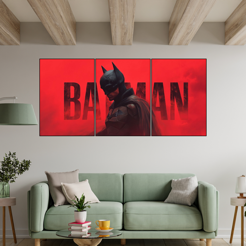 BATMAN 3 SPLIT POSTER