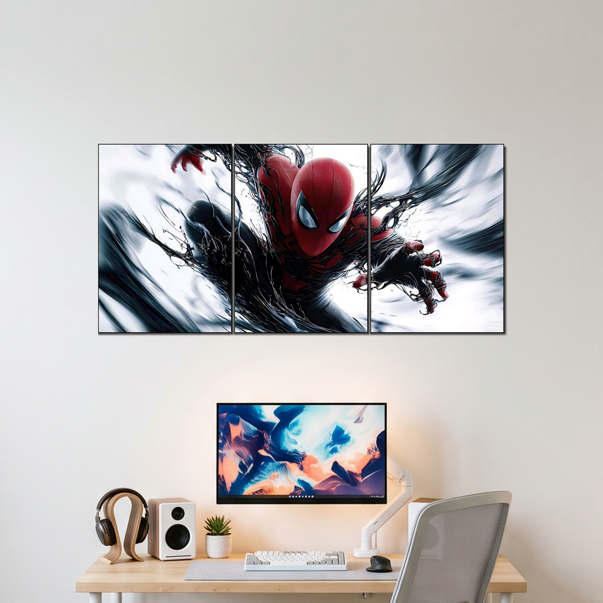 SPIDER-MAN 3 split poster wall display