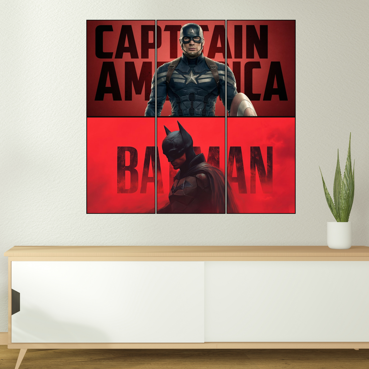SUPER HERO  6 SPLIT POSTER