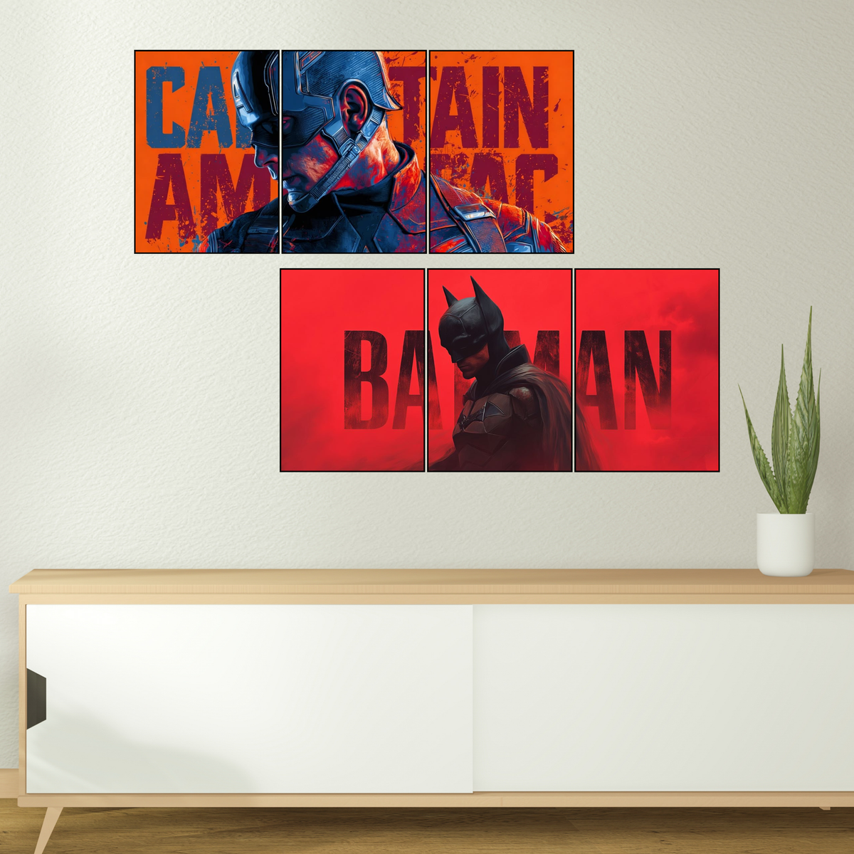 SUPER HERO  6 SPLIT POSTER 01