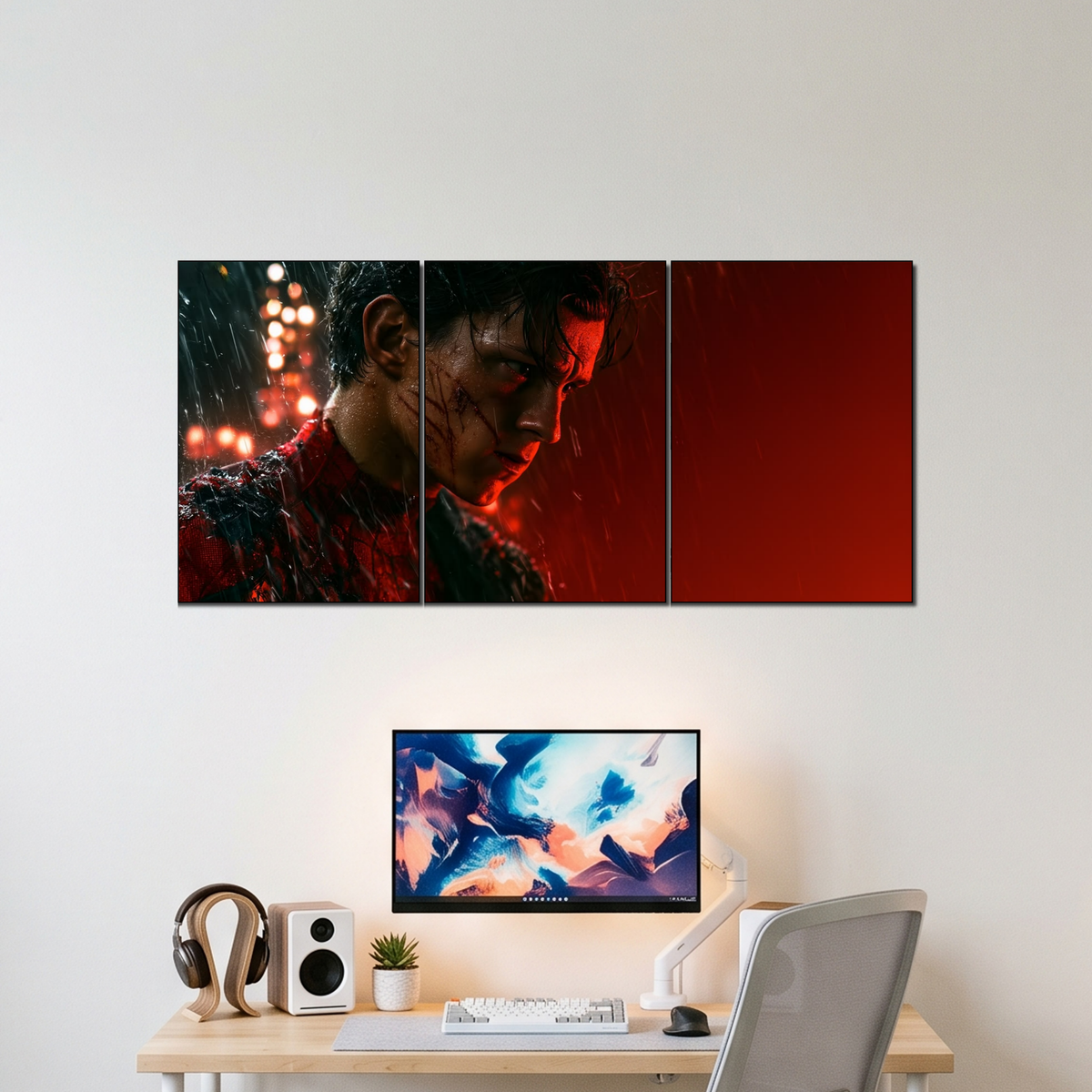 SPIDER-MAN 3 split poster wall display
