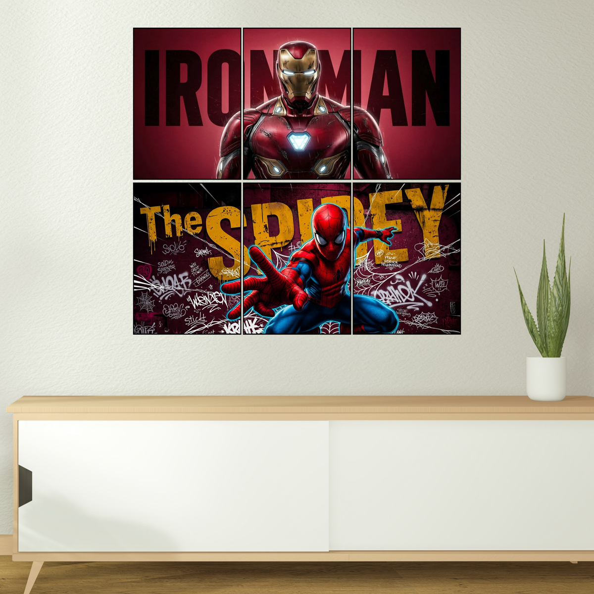SUPER HERO  6 SPLIT POSTER 02