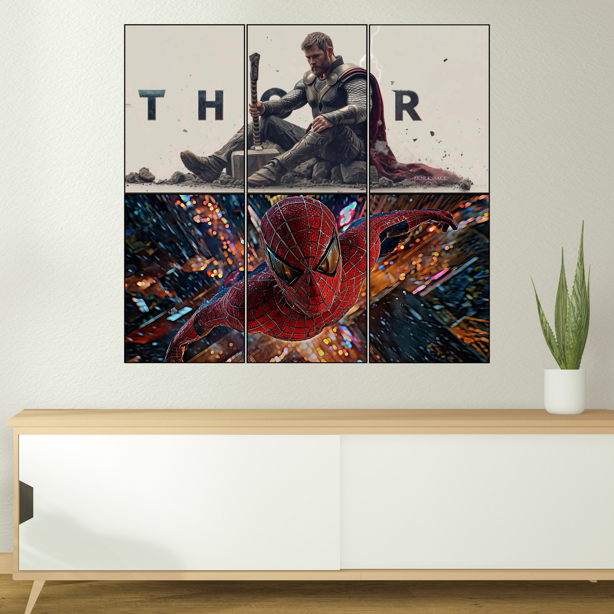 SUPER HERO  6 SPLIT POSTER 03
