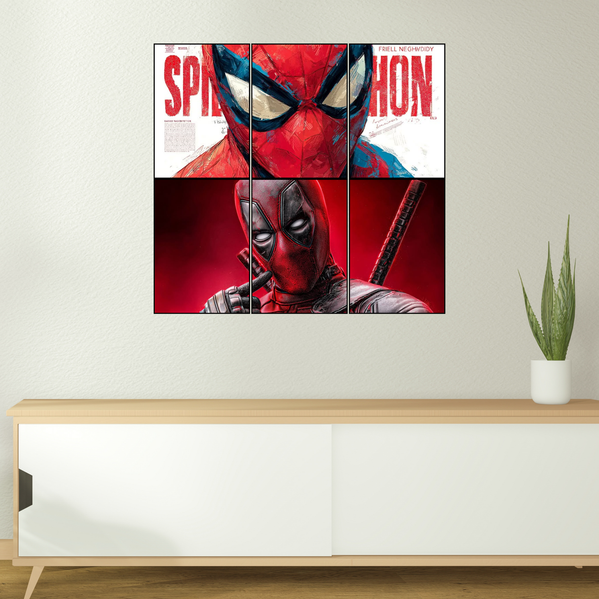 SUPER HERO  6 SPLIT POSTER 04