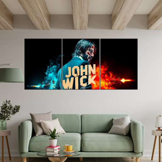 JOHN WICK 3 SPLIT POSTER