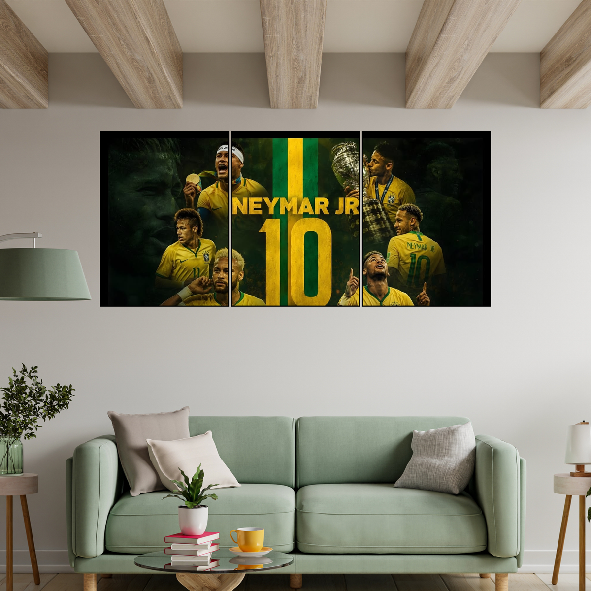 NEYMAR 3 SPLIT POSTER