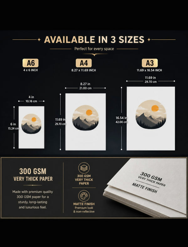 4 SPLIT CUSTOM POSTER