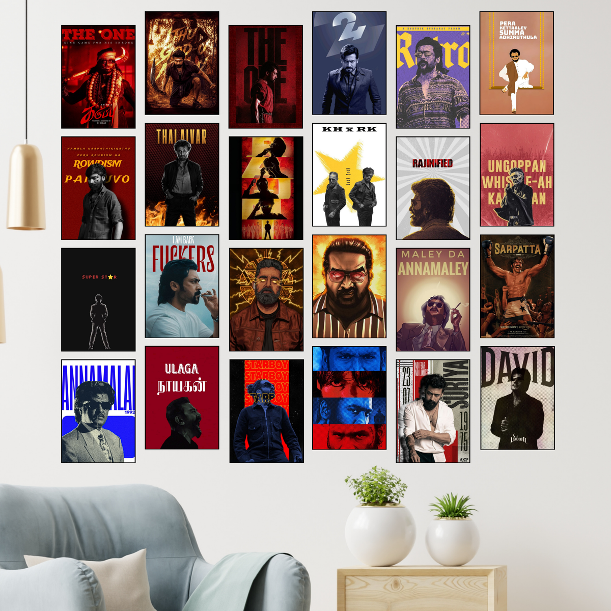 TAMIL 24 POSTER A6 COMBO COLLECTION
