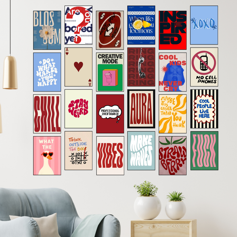 GOOD VIBES 24 POSTER A6 COMBO COLLECTION