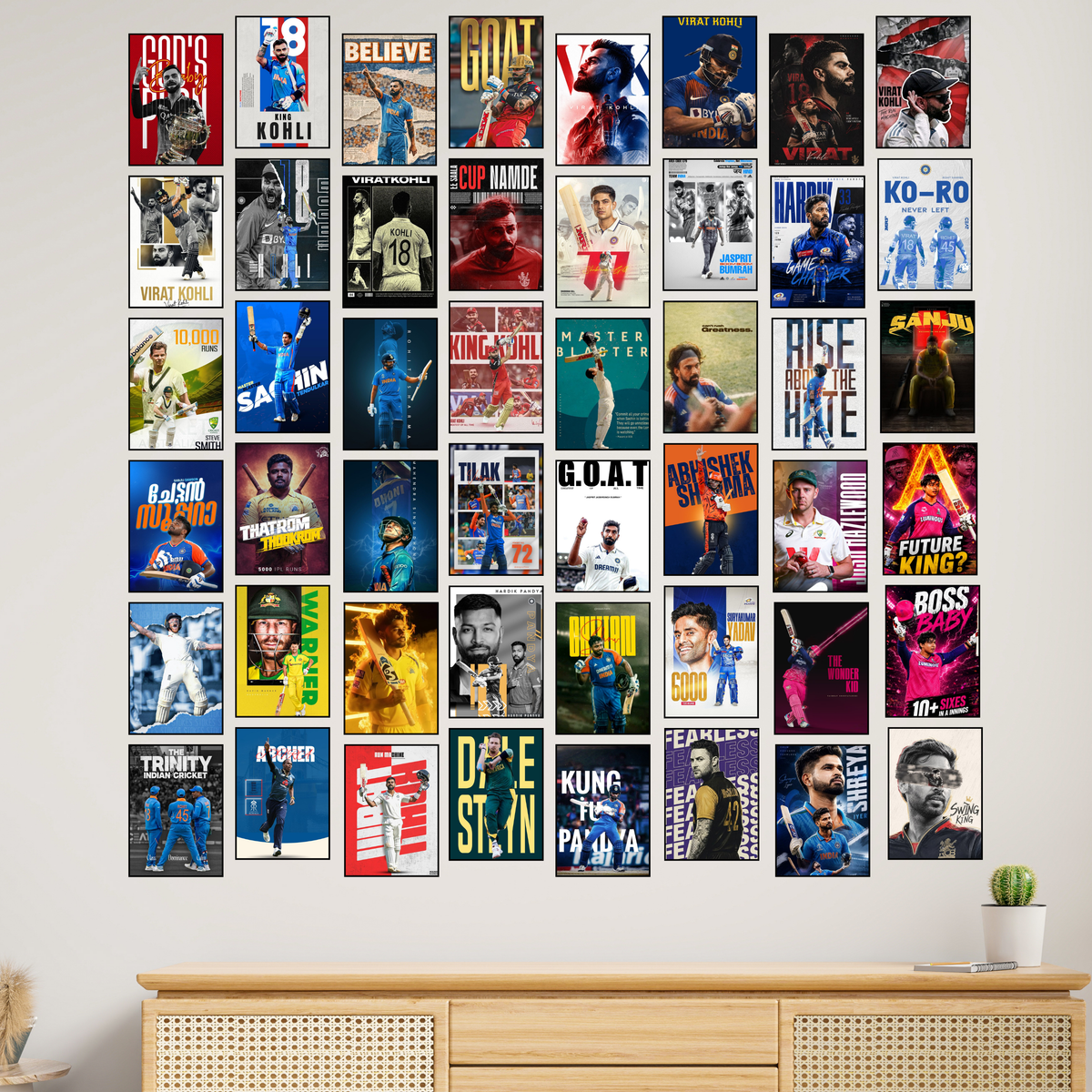 CRICKET 48 POSTER A6 COMBO COLLECTION