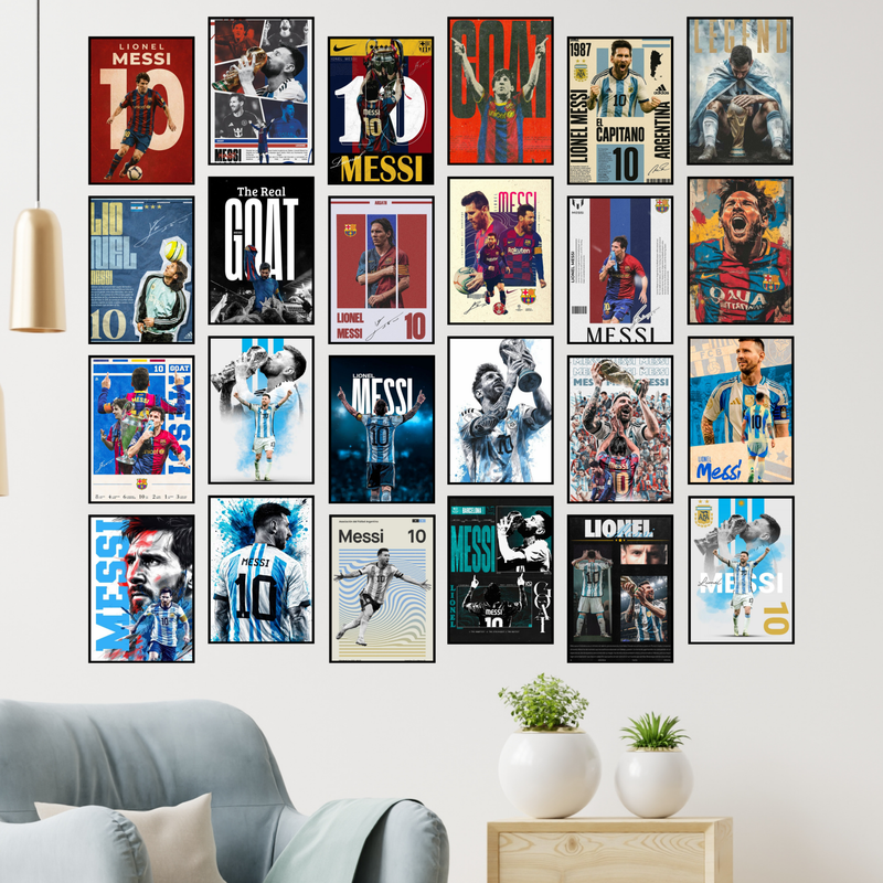 MESSI 24 POSTER A6 COMBO COLLECTION