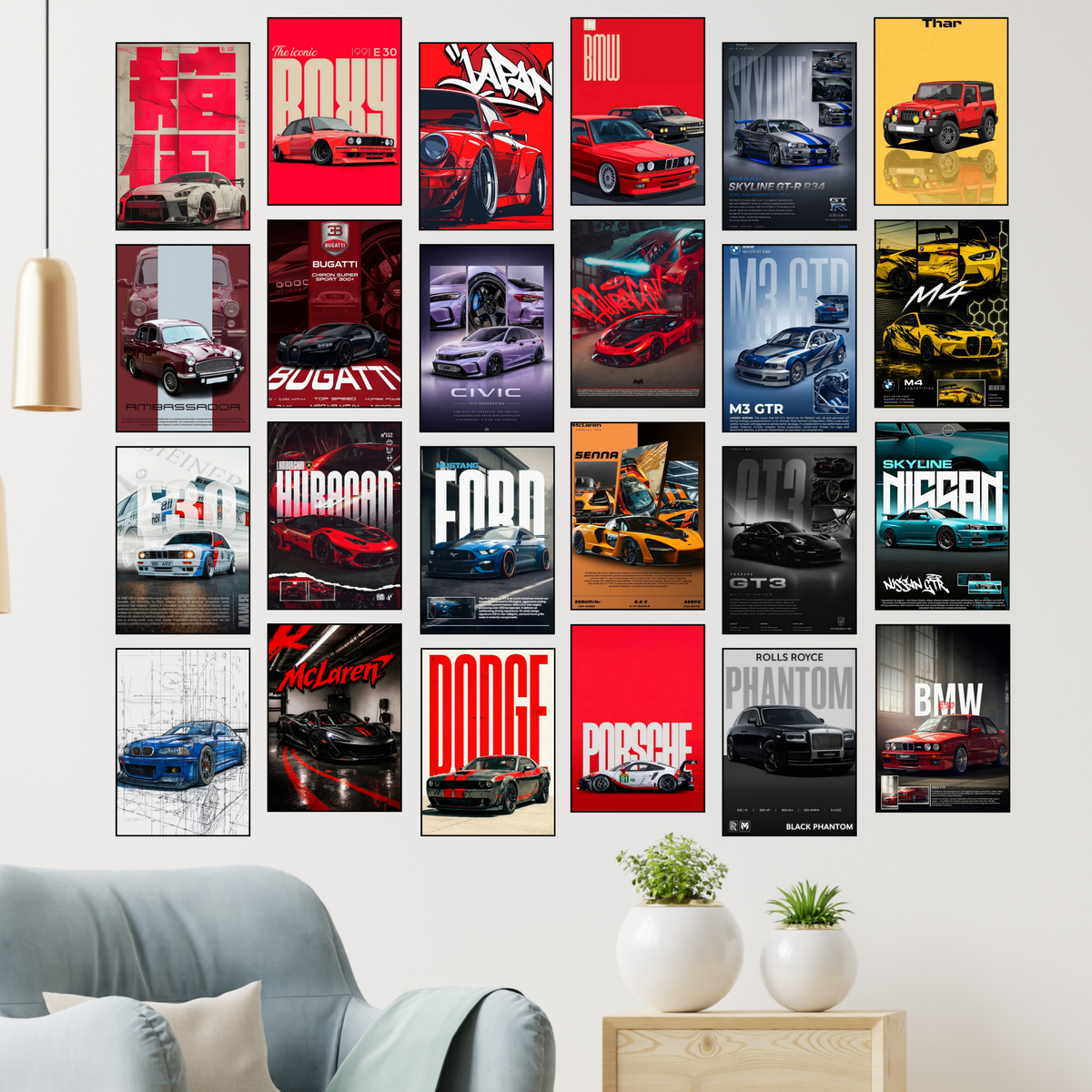 CAR 24 POSTER A6 COMBO COLLECTION