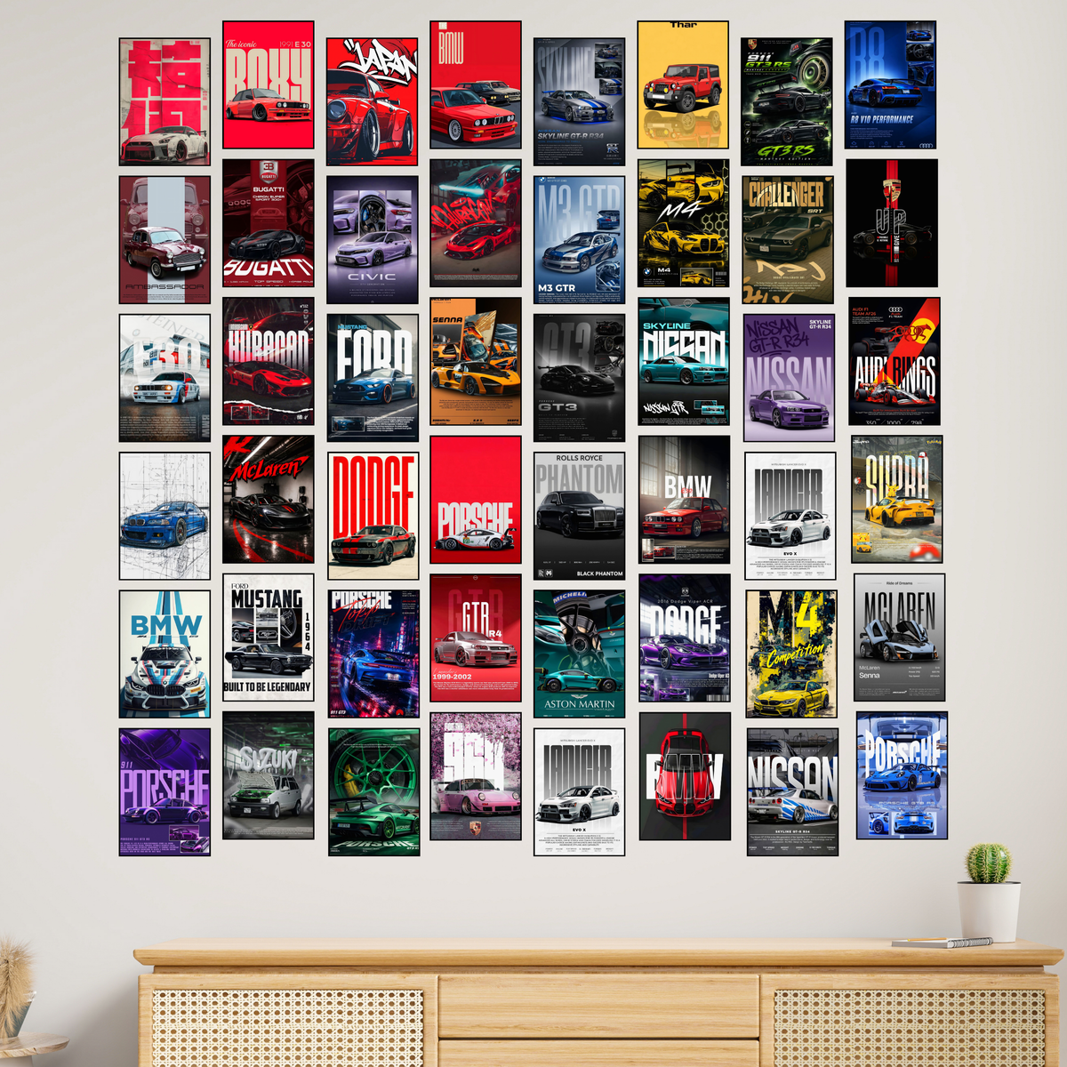 CAR 48 POSTER A6 COMBO COLLECTION