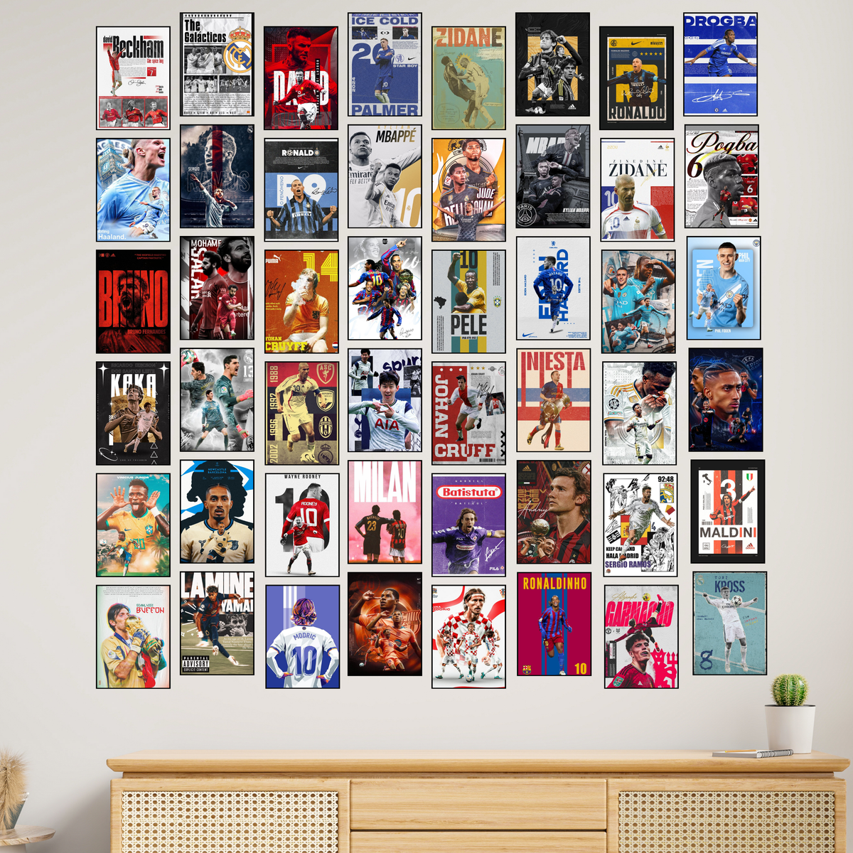 FOOTBALL 48 POSTER A6 COMBO COLLECTION