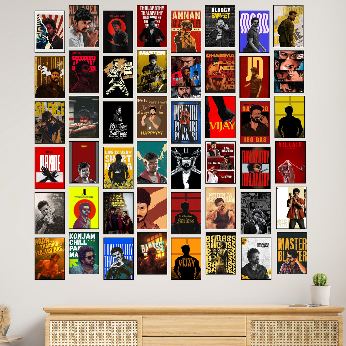 VIJAY 48 POSTER A6 COMBO COLLECTION