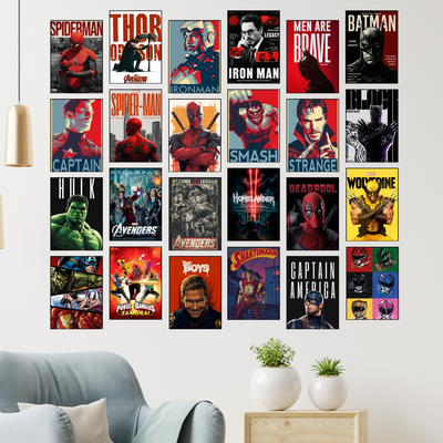 SUPERHERO FREE POSTER